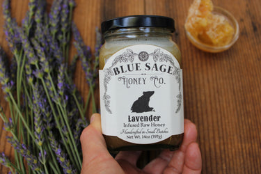 Flower Power Honey Bundle ~ Rose, Butterfly Pea, Lavender - Blue Sage Family Farm - Blue Sage Family Farm