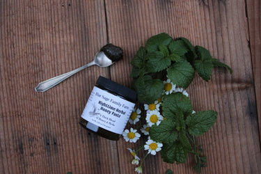 Nighttime Herbal Honey Paste ~ Herbal Tea - Blue Sage Family Farm - Blue Sage Family Farm