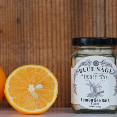 Lemon Sea Salt - Blue Sage Family Farm - BlueSageFamilyFarm