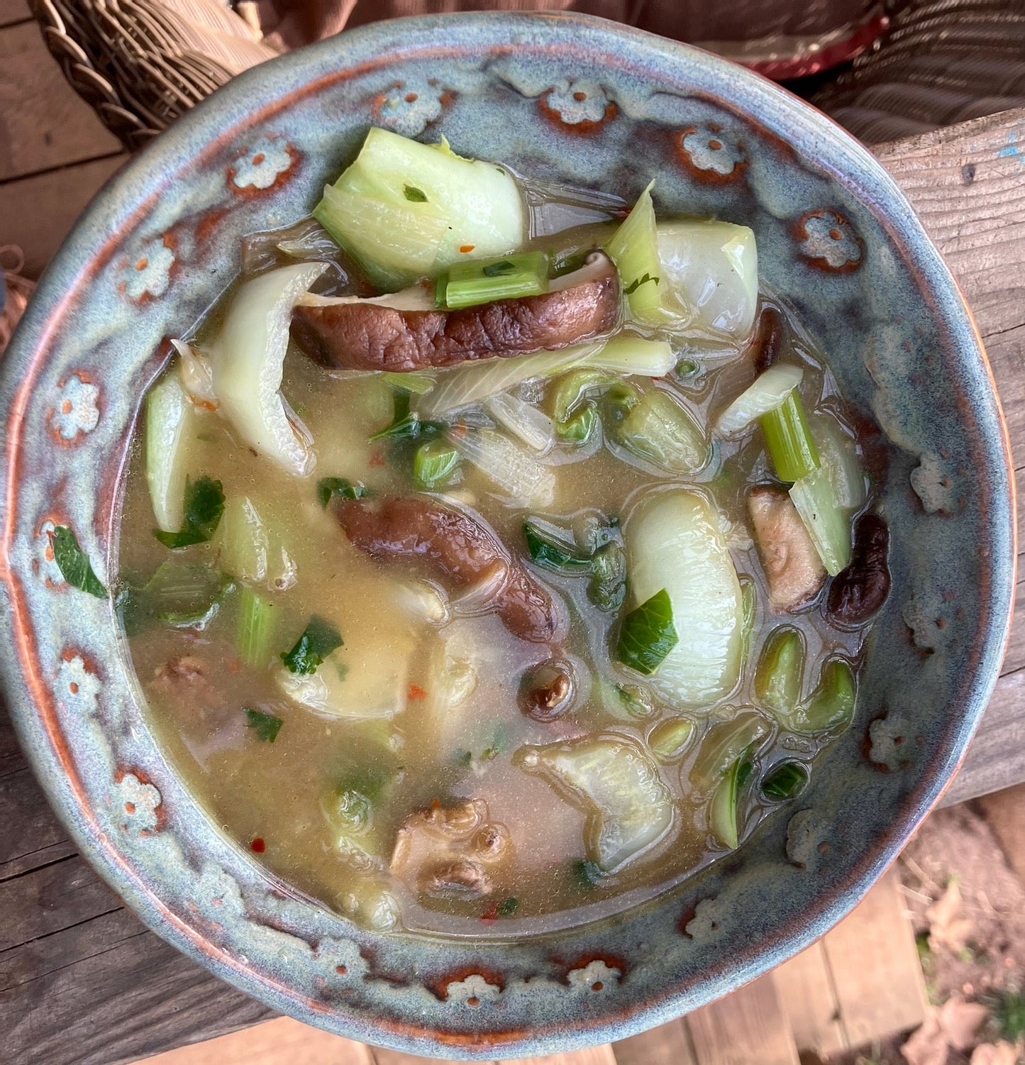 Shiitake Mushroom, Burdock Root Broth Building Seasoning Blend ~ Soup Stocks, Bone Broths, Veggies, Meats & More - Blue Sage Family Farm - Blue Sage Family Farm