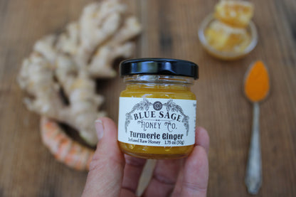 Turmeric Ginger Infused Raw Honey