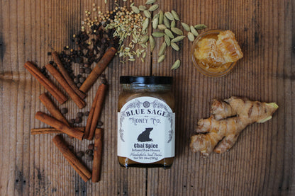 Chai Spice Infused Raw Honey-9 Spice Blend