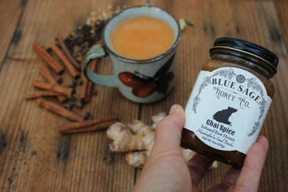 Chai Spice Infused Raw Honey-9 Spice Blend