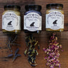Flower Power Honey Bundle ~ Rose, Butterfly Pea, Lavender - Blue Sage Family Farm - Blue Sage Family Farm