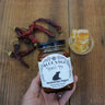 Smoked Hot Pepper Infused Raw Honey ~ Chipotle Honey~ Hot Honey ~ Blue Sage Honey Co. - Blue Sage Family Farm - Blue Sage Honey Co.