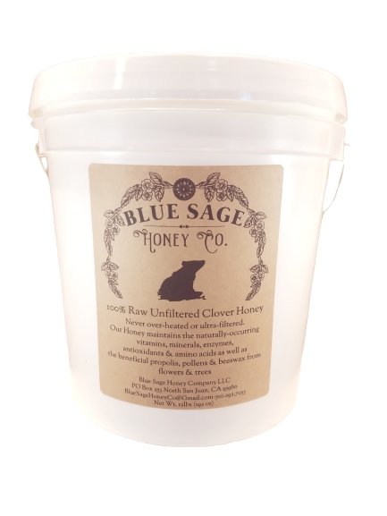 Bulk Raw Unfiltered Clover Honey - Bulk Honey - Blue Sage Family Farm