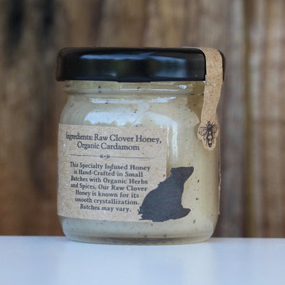 Cardamom Infused Raw Honey - Blue Sage Family Farm - Blue Sage Honey Co.