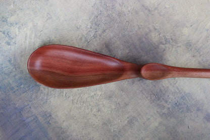 Cherry Wood Spoon ~ Horse Shoe Spoon ~ Serving Spoon - Blue Sage Family Farm