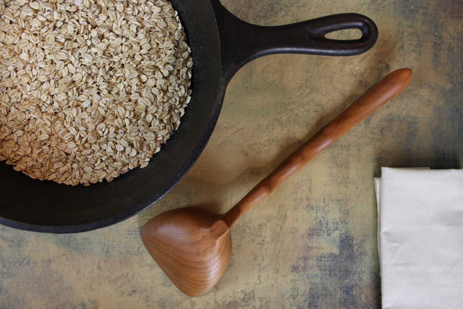 Hand Carved Spatula, Mixing & Serving Spoon, Sustainably Sourced Local Madrone Wood - Blue Sage Family Farm