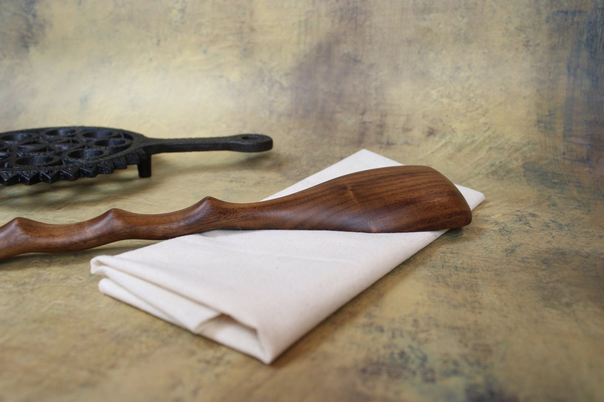 Hand Carved Walnut Serving & Mixing Spoon, Sustainably Sourced - Blue Sage Family Farm