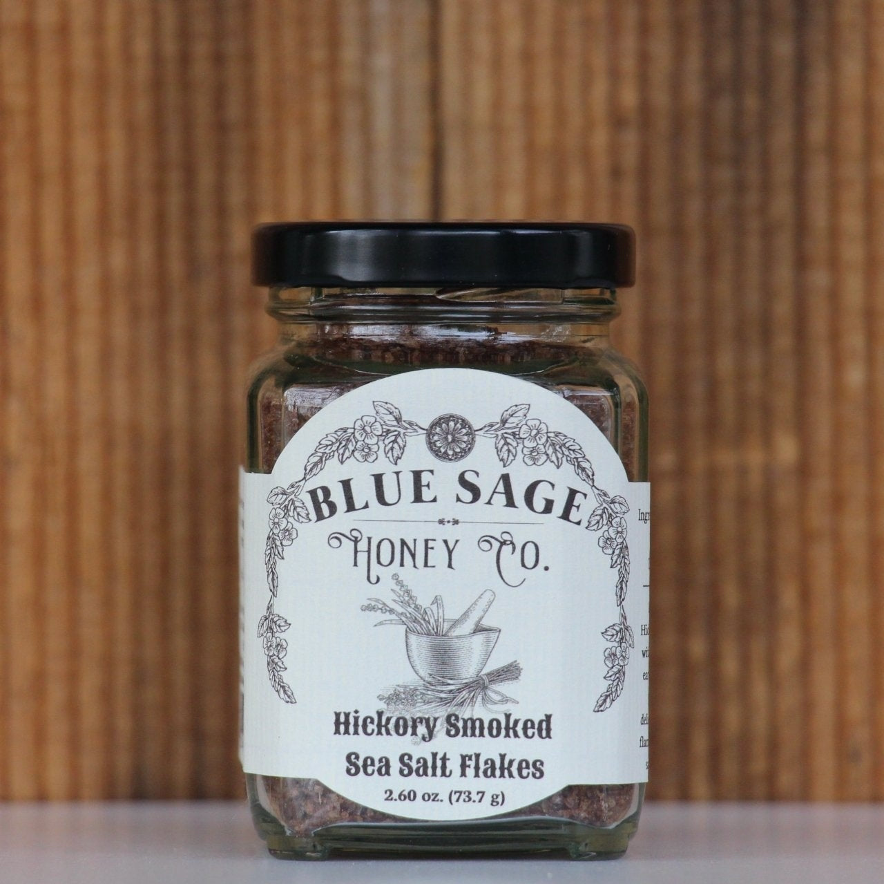 Hickory Smoked Pacific Sea Salt - Blue Sage Family Farm