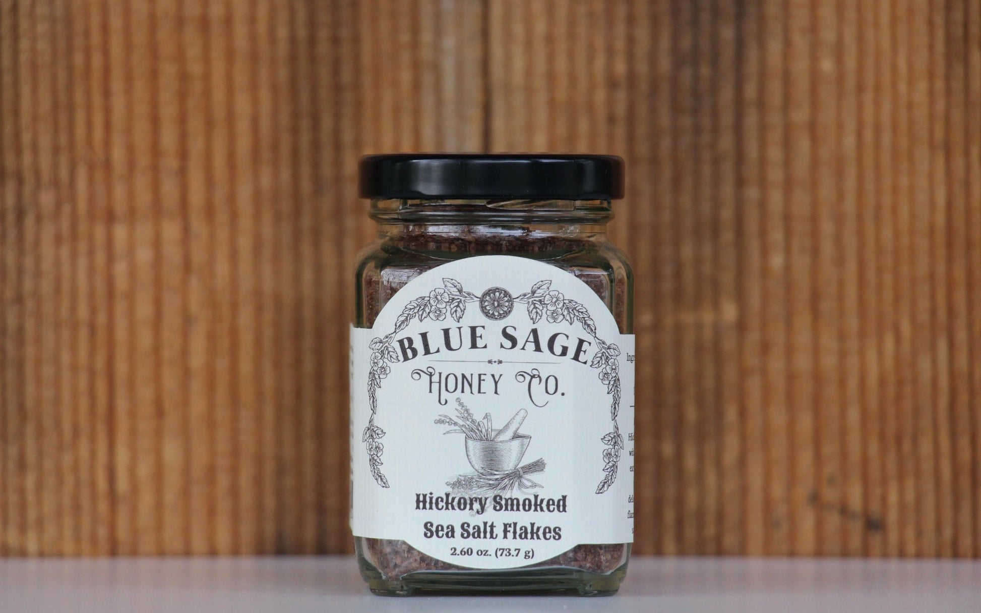 Hickory Smoked Pacific Sea Salt - Blue Sage Family Farm