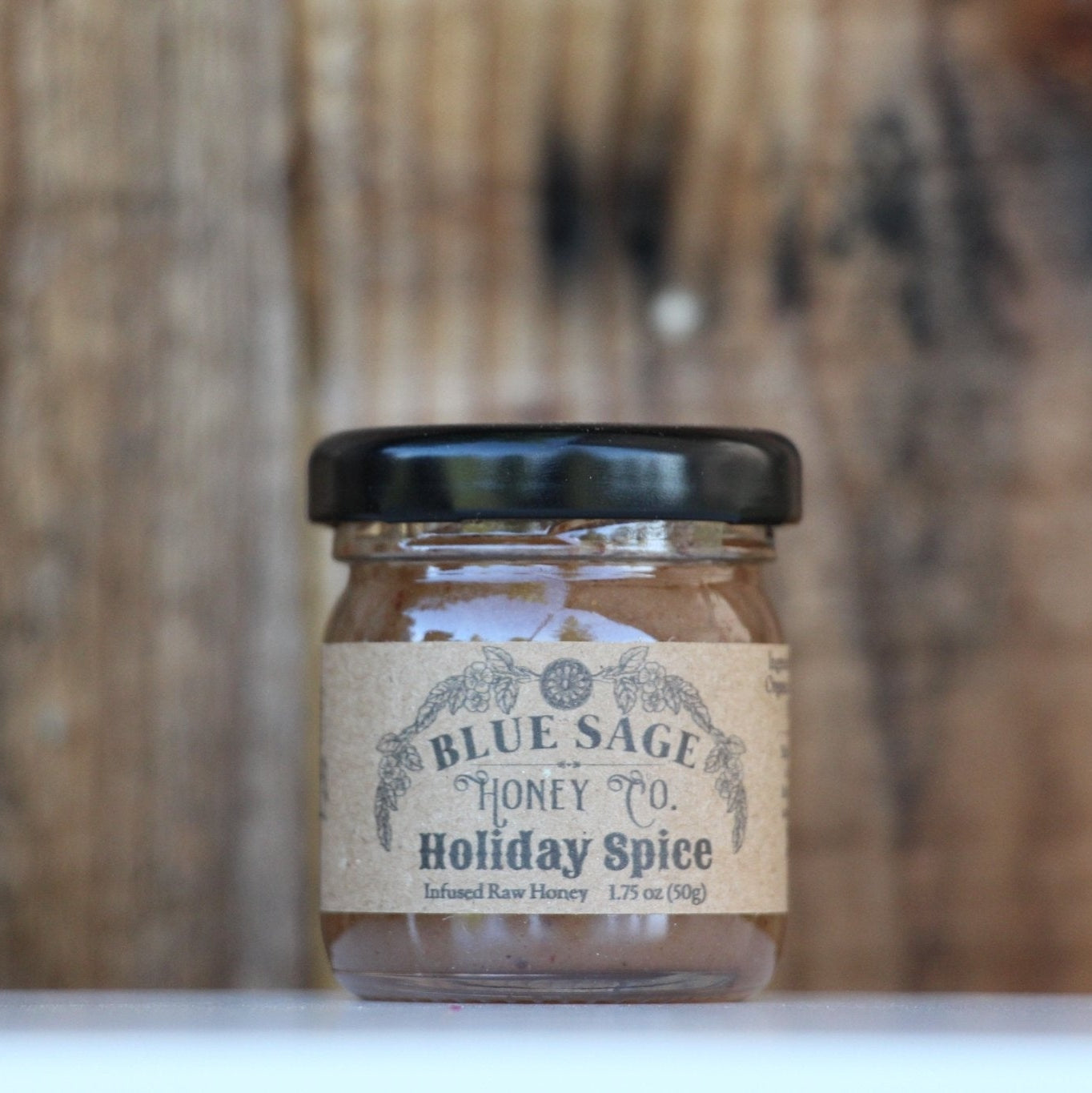 Holiday Spice Infused Raw Honey - Mulling Spice Blend - Blue Sage Family Farm