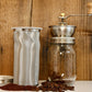 Manual Coffee Grinder - Spice Grinder - Constructed of Stainless Steel with a Ceramic Burr Grinder - Blue Sage Family Farm