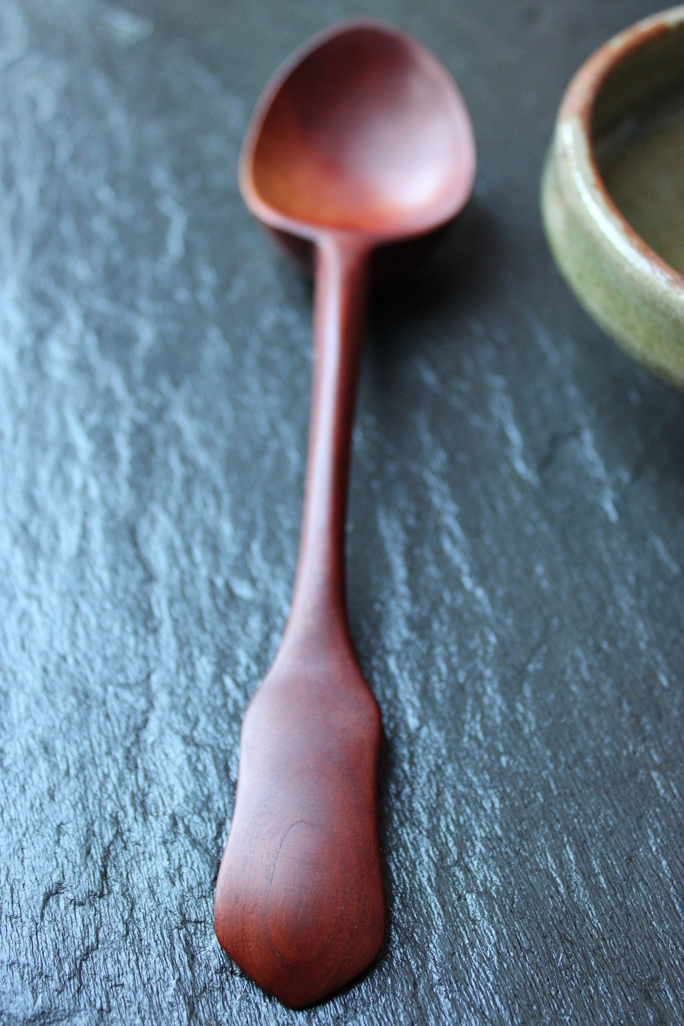 Manzanita Eating Spoon ~ Hand Carved ~ Sustainably Sourced Native Wood - Blue Sage Family Farm