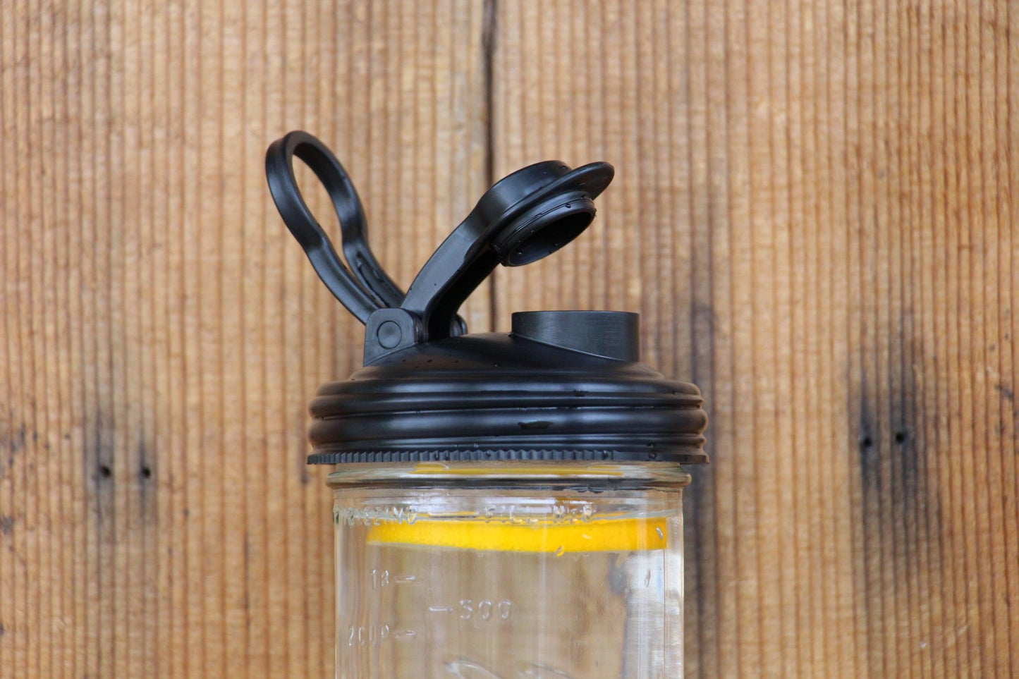 Mason Jar Water Bottle lid - Pour Spout, Storage Lid - Blue Sage Family Farm