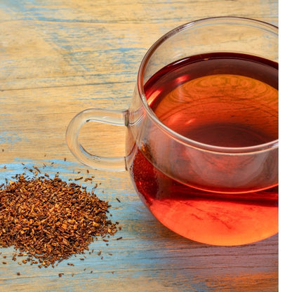 Organic Rooibos Tea Bags ~ Caffeine Free ~ Black Tea Alternative ~ Antioxidant Rich Redbush Tea - Blue Sage Family Farm - Blue Sage Honey Co.