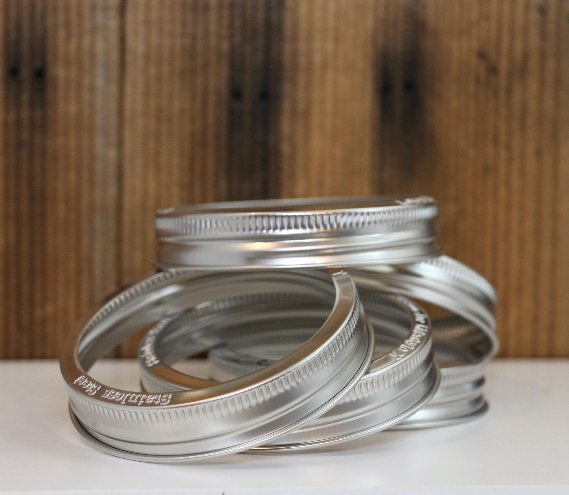 Rust Resistant Stainless Steel Rings for Mason Jars, Ball Jars etc. Wi –  Blue Sage Family Farm