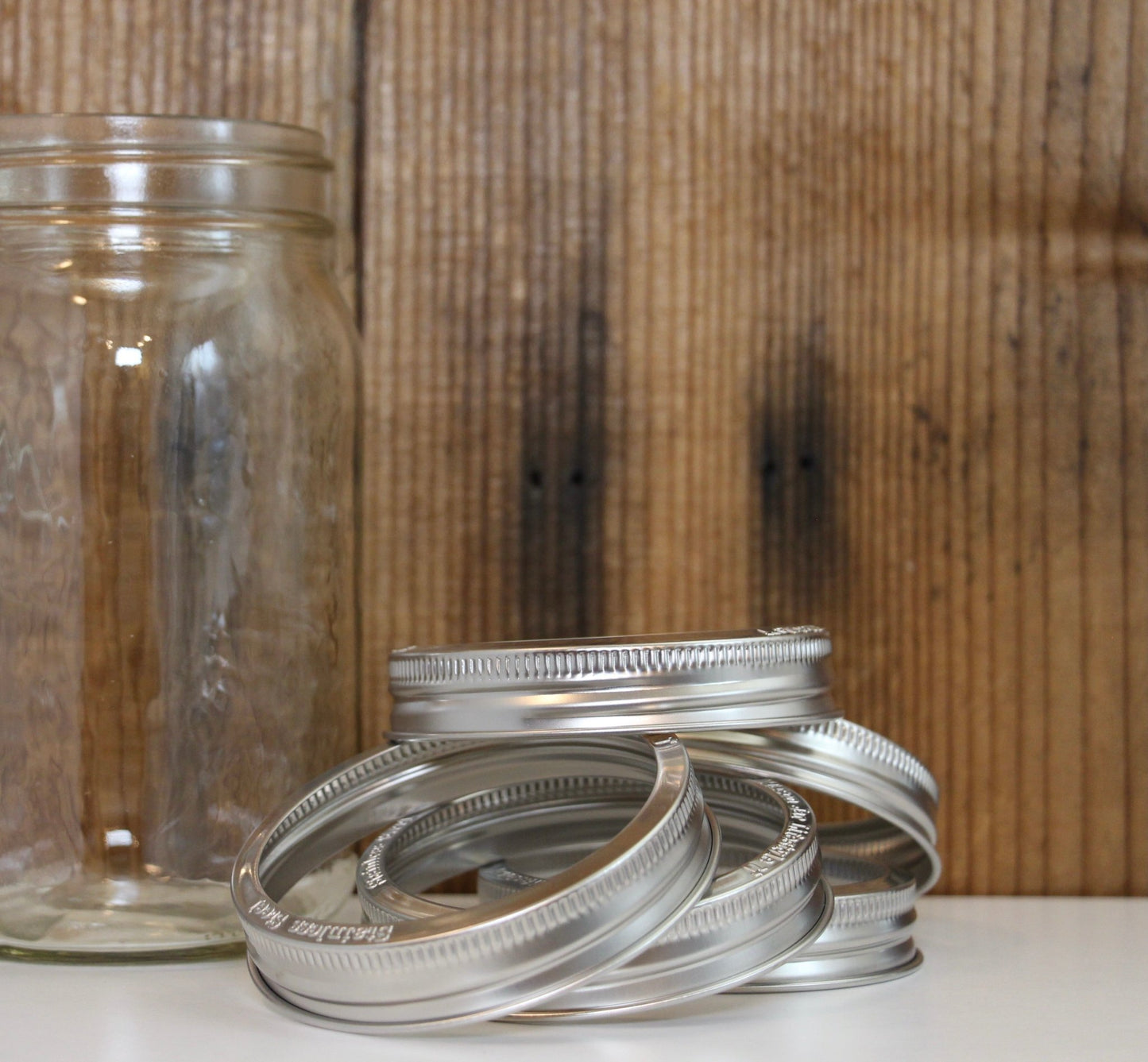 Rust Resistant Stainless Steel Rings for Mason Jars, Ball Jars etc. Wide Mouth & Regular Mouth - Blue Sage Family Farm