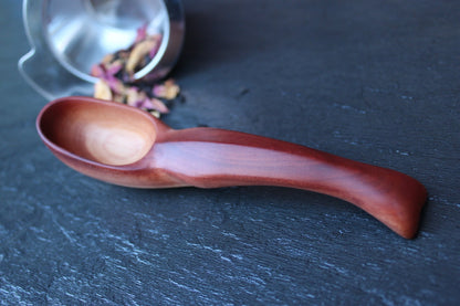 Salt, Tea or Coffee Spoon ~ Hand Carved Manzanita Spoon - Blue Sage Family Farm