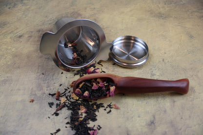 Stainless Steel Loose Leaf Tea Strainer - Single Cup or Tea Pot - Fine Mesh - Blue Sage Family Farm