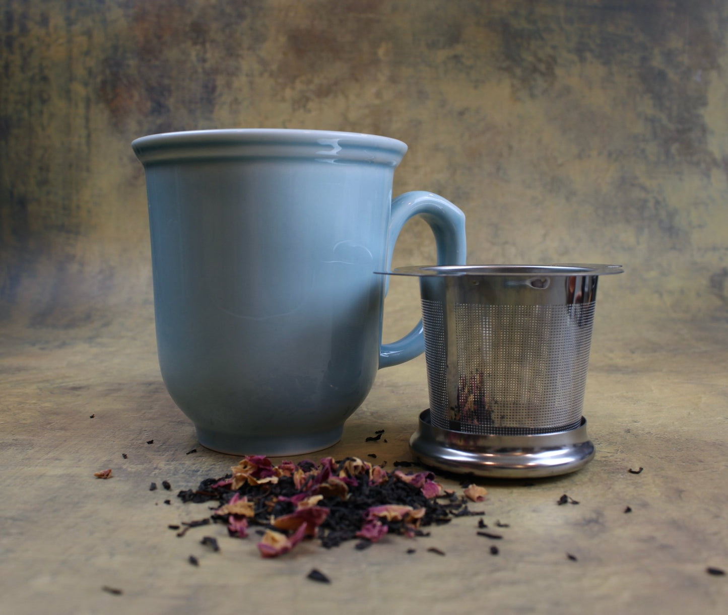 Stainless Steel Loose Leaf Tea Strainer - Single Cup or Tea Pot - Fine Mesh - Blue Sage Family Farm