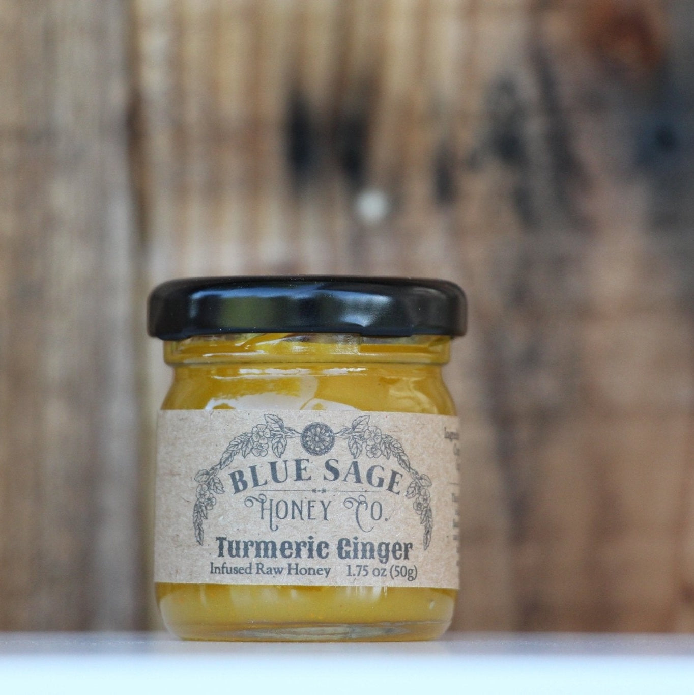 Turmeric Ginger Infused Raw Honey - Blue Sage Family Farm